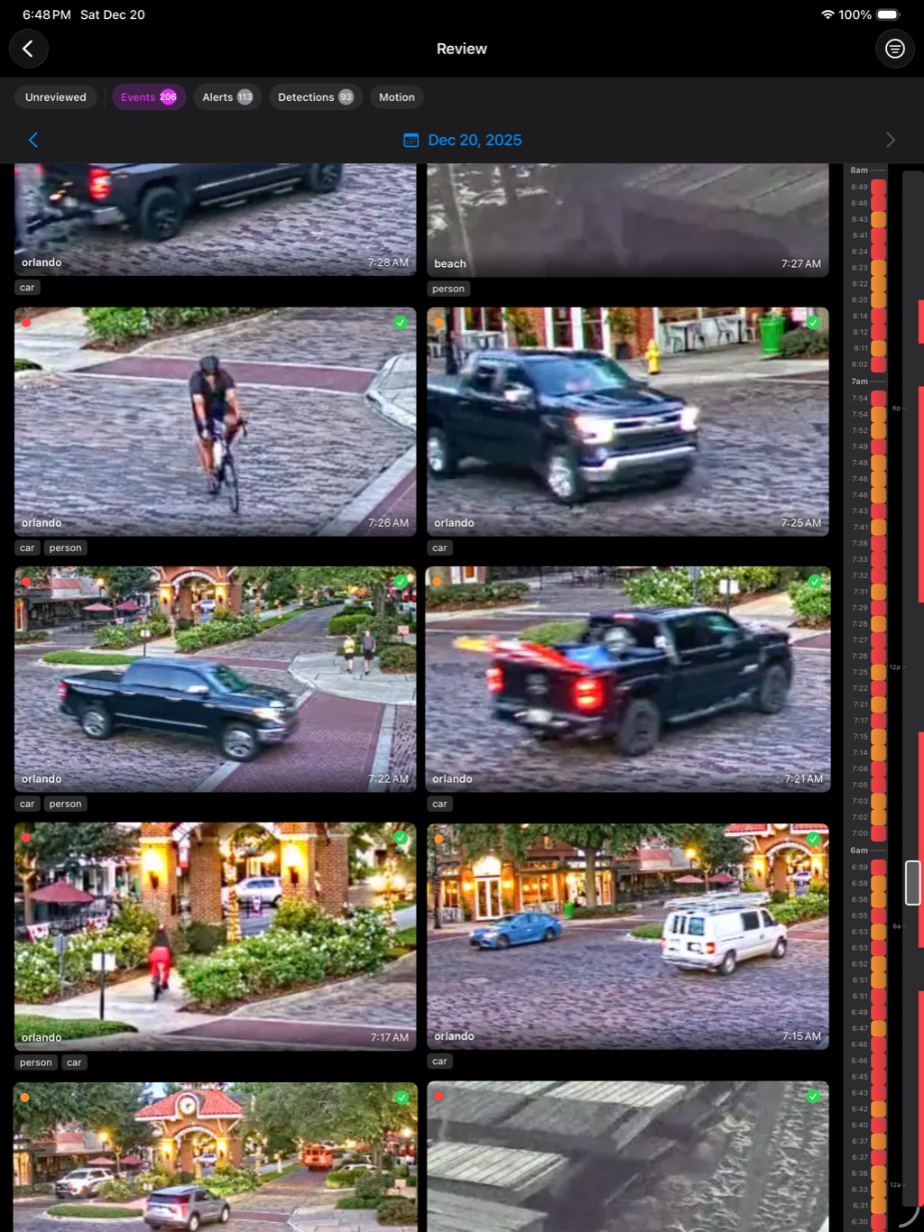 CrowsEye iPad multi-camera split view with live feeds