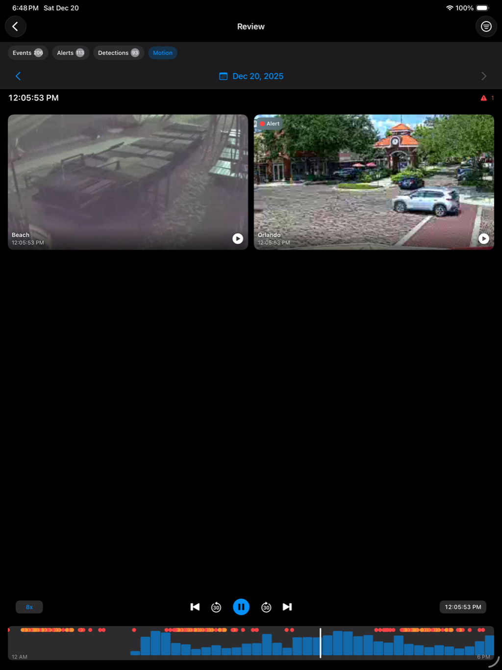CrowsEye iPad settings and configuration panel